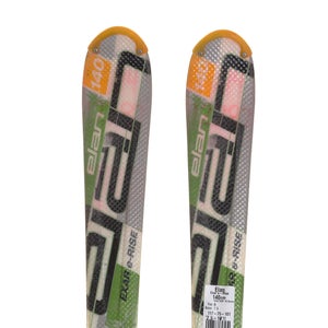 Used Elan Exar e-Rise Skis, size 140 with Elan ESP 10 bindings (Option 230963)