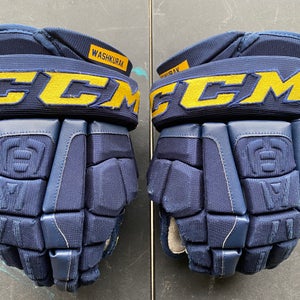 CCM HGCL Crazy Light Pro Stock 13" Hockey Gloves Blues 3515