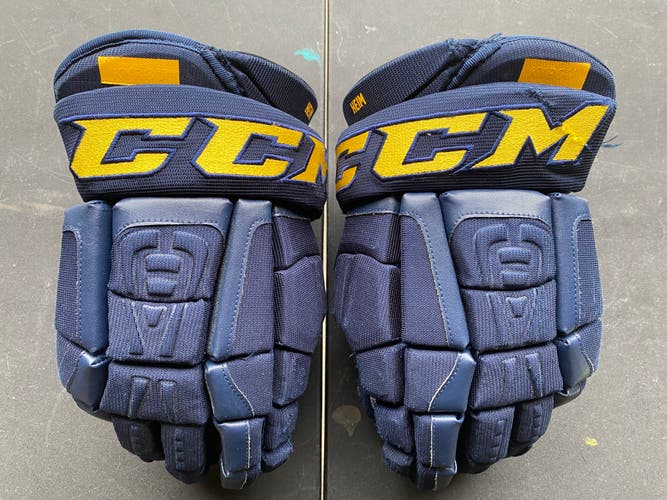 CCM HGCL Crazy Light Pro Stock 14" Hockey Gloves Blues 3530