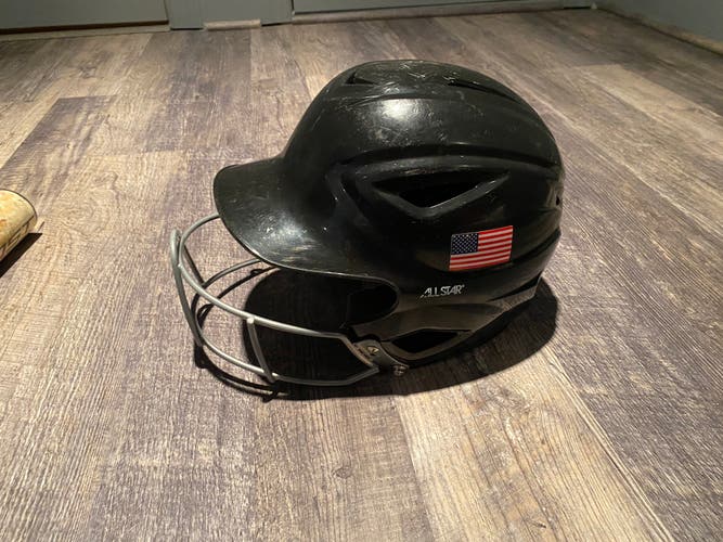 Softball helmet with face guard Great Condition