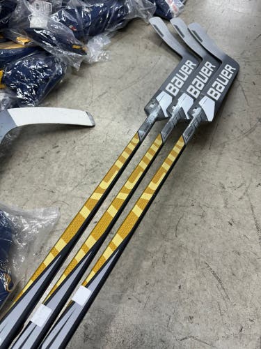 X3 - Brand New Gold Regular Bauer 3s Pro Painted - 26” Paddle