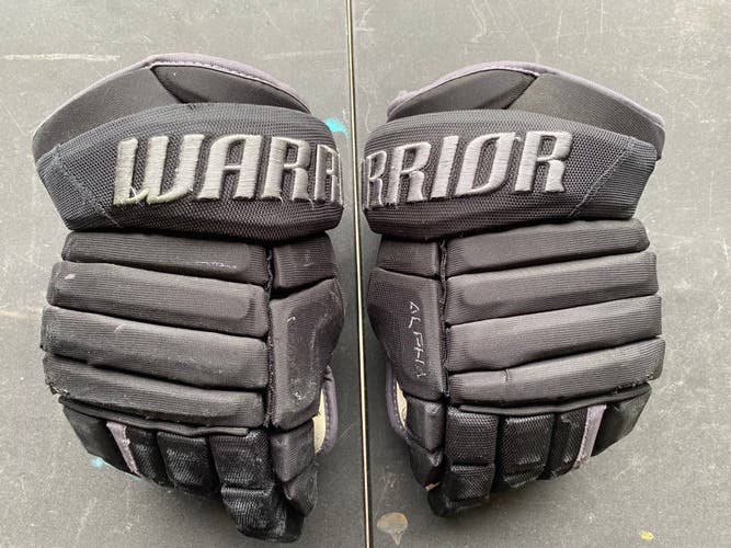 Warrior Alpha LX Pro Stock Hockey Gloves 14" Black 3522