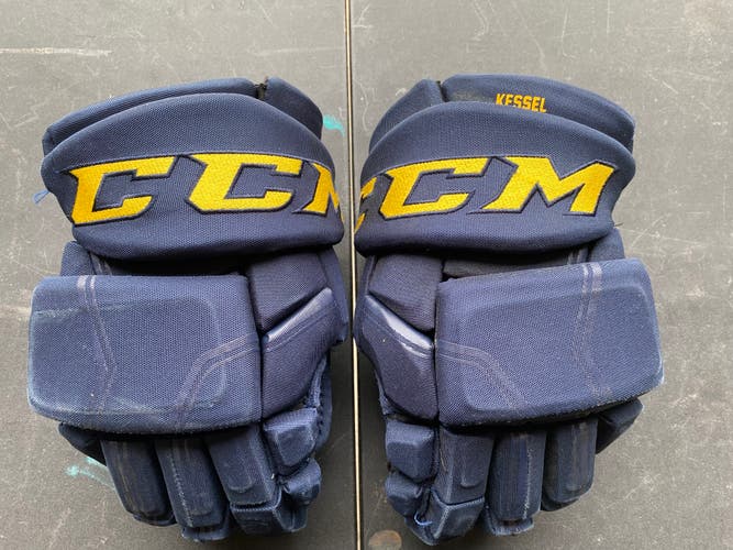 CCM QuickLite HGQL Pro Stock Hockey Gloves 14" BLUES 3523