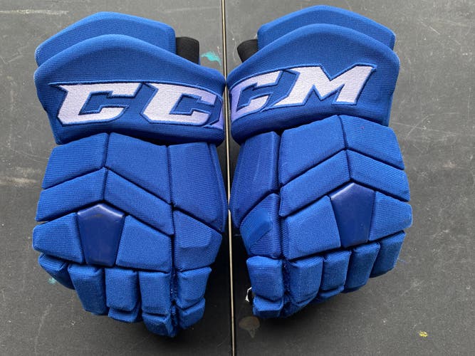 CCM TACKS HGTK Pro Stock Hockey Gloves 14" Canucks 3525