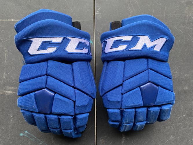 CCM TACKS HGTK Pro Stock Hockey Gloves 14" Canucks 3526