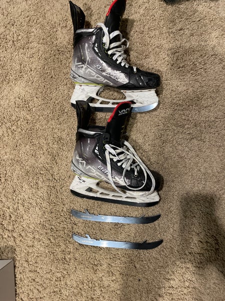 Used Senior Bauer Pro Stock 7 Vapor Hyperlite Hockey Skates