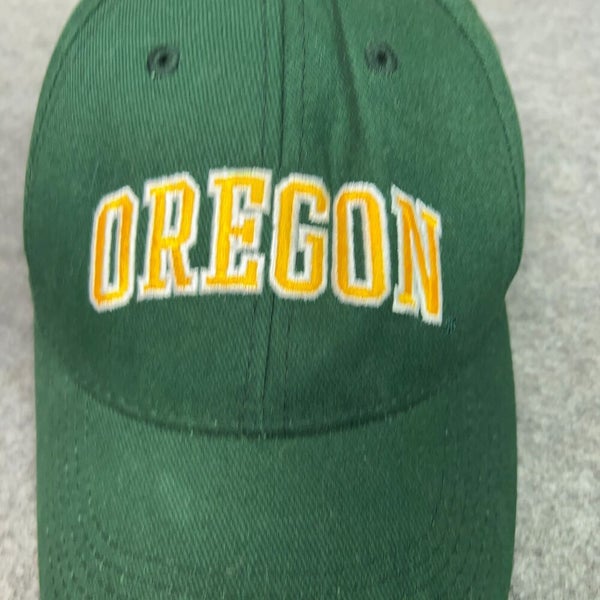 Oregon Ducks Mens Hat Adjustable Green Gold Cap Logo Dad NCAA Sports  University