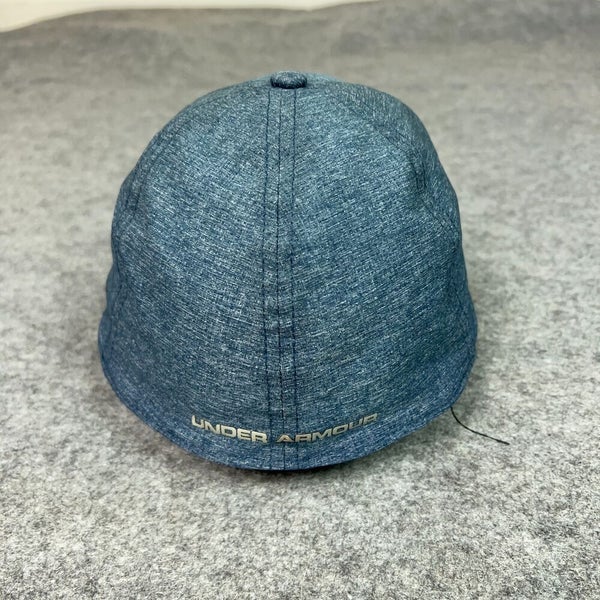 Under Armour Mens Hat Cap Medium Blue Gray Logo Sports Casual Golf  Lightweight