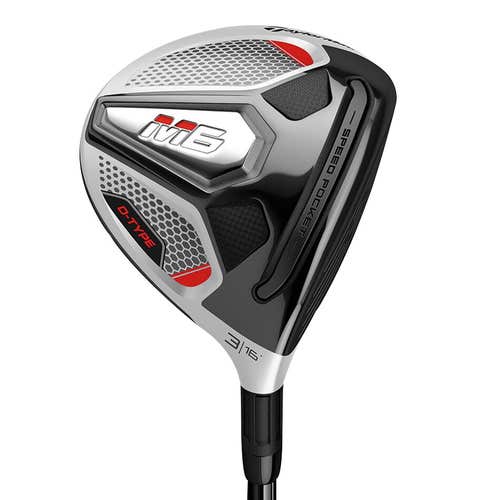 LEFT HANDED TAYLORMADE 2019 M6 D-TYPE FAIRWAY 3 WOOD GRAPHITE 5.5 PROJECT X EVENFLOW MAX CARRY RED