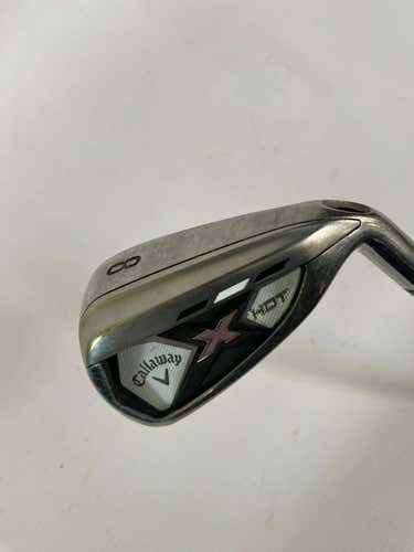 Used Callaway X Hot 8 Iron Regular Flex Graphite Shaft Individual Irons