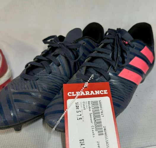 Used Adidas Senior 7.5 Cleat Soccer Outdoor Cleats