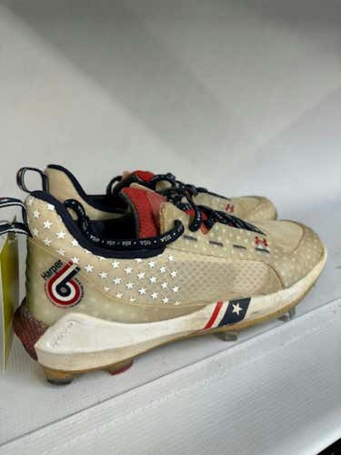 Used Adidas Bryce Harper Senior 9.5 Baseball And Softball Cleats