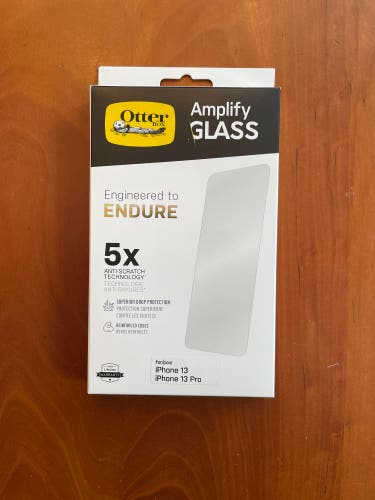 Brand New Otterbox Amplify Glass Anti-Scratch Screen Protector for iPhone 13 and iPhone 13 Pro