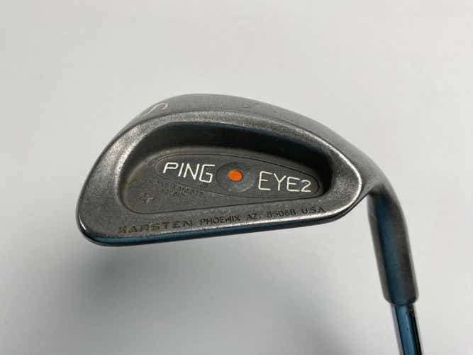 Ping Eye 2 + Sand Wedge SW 56* Orange Dot 2* Flat ZZ Lite Wedge Steel Mens RH