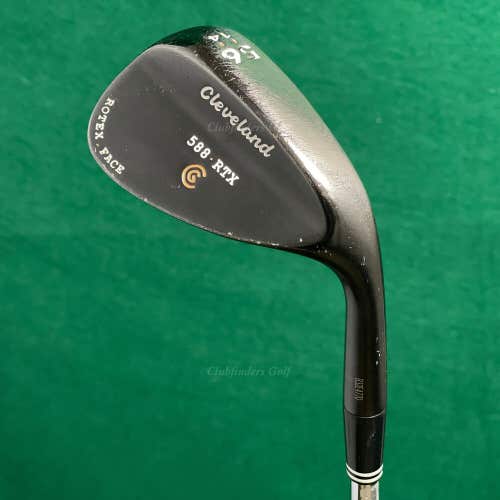Cleveland 588 RTX Rotex Face Black 56-14 56° Wedge Dynamic Gold Steel Wedge flex