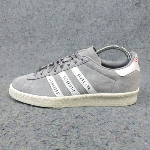 Adidas Campus Human Made Mens 7 Shoes Classic Low Top Gray Sneakers FY0733