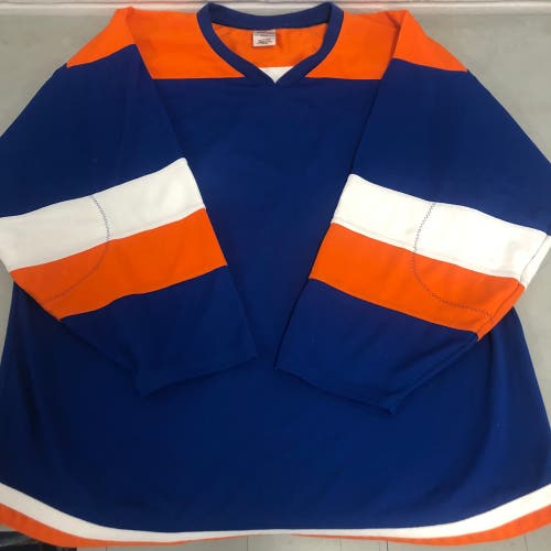 Islanders colors mens XL practice jersey #40