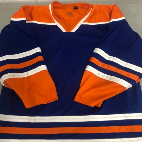 Oilers colors mens XL jersey #91