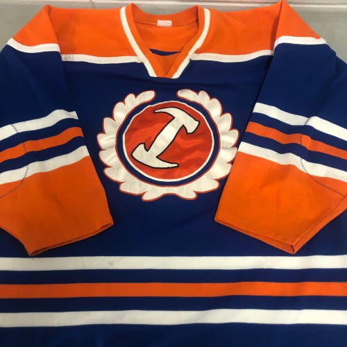 Oilers colors mens XL game jersey #9 or #67