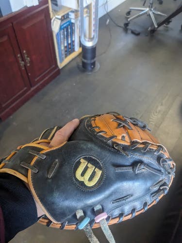 Used 2019 Right Hand Throw Wilson Catcher's A2000 Baseball Glove 32.5"