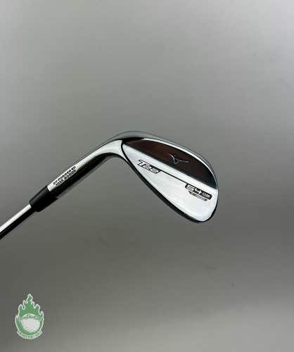 Used LH Mizuno T22 Chrome D Grind Wedge 54*-08 DG S400 Stiff Steel Golf Club