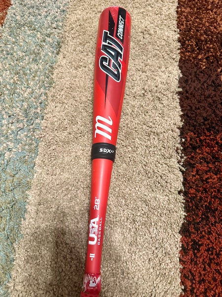 Used Marucci USABat Certified (-11) 17 oz 28" CAT Connect USA Bat