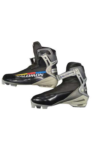 Used Salomon Skate Ski W 06.5-07 Jr 4.5-05 Women's Cross Country Ski Boots