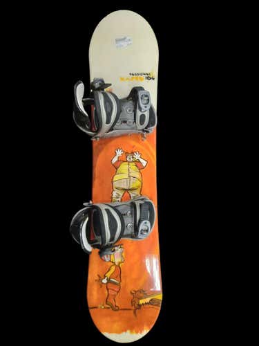 Used Rossignol Minipro 106 Cm Boys' Snowboard Combo
