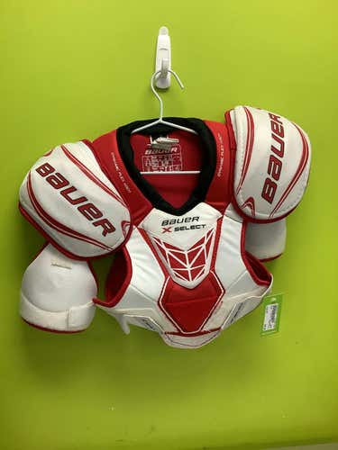 Used Bauer X Select Sm Hockey Shoulder Pads