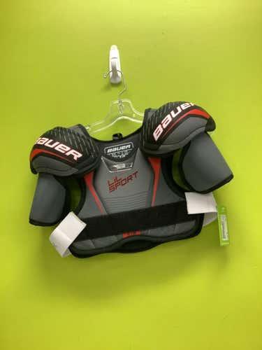 Used Bauer Lil Sport Sm Hockey Shoulder Pads