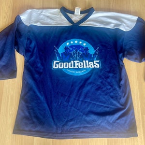 Game Used  GoodFellas  Hockey Large Athletic Knit Jersey