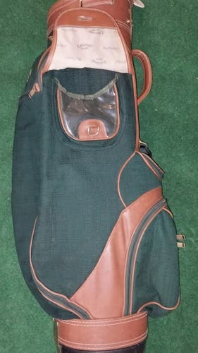 Vintage Callaway Golf Cart Bag 3 sections, pockets with zipper tabs
