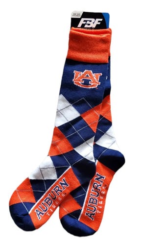 NCAA Univeristy of Auburn Tigers Cotton Socks Alumni Student Fan Gift SEC