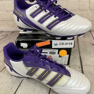 Adidas P Absolion TRX FG J Youth Soccer Cleats Purple White Yellow US Size 6