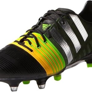 Adidas nitrocharge 2.0 FG Men's Cleats Colors Black Orange Silver US Size 6.5