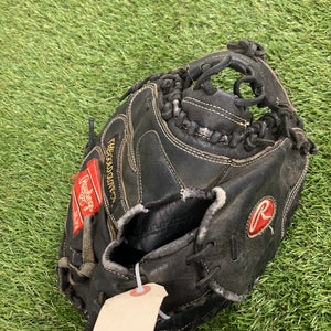 Used Rawlings Gold Glove Gamer Series Right Hand Throw Catcher's Mitt 32.5"
