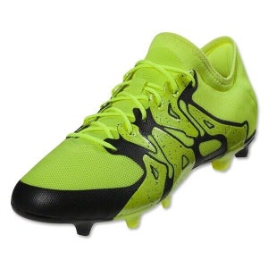 Adidas B26933 X 15.2 FG/AG Men's Soccer Cleats Solar Yellow Core Black US 8.5