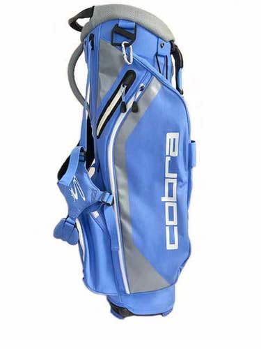 Cobra Stand Bag (Periwinkle/Gray/White, 9" 4-way top) LADIES Golf