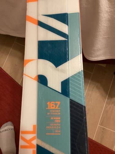 Used 2017 Men's Volkl 167 cm All Mountain RTM Skis With Bindings