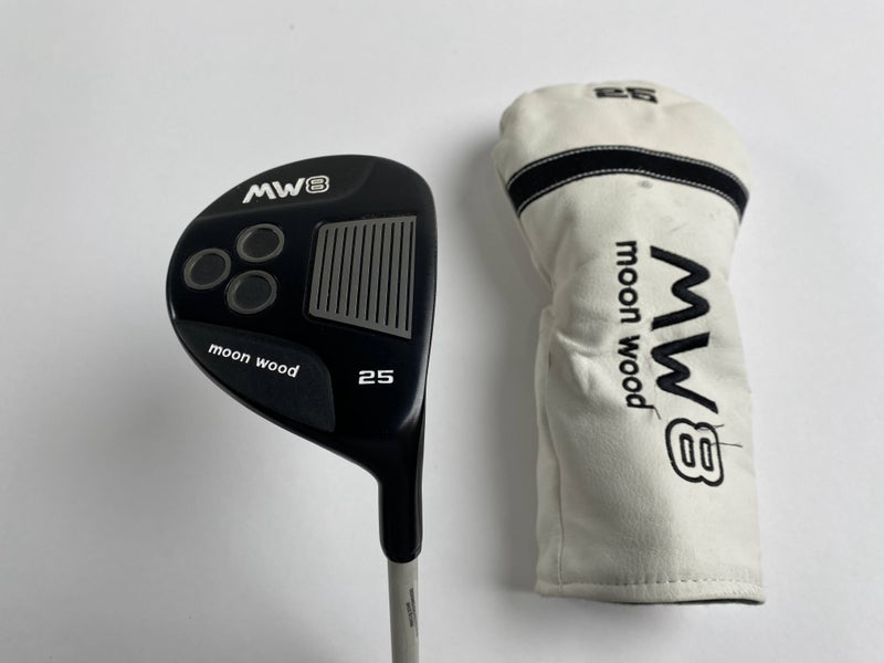 Moon Wood 8 Fairway Wood 25* MoonWood MW8 75g Regular Graphite Mens RH HC
