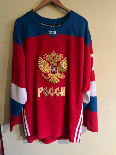 Russia World Cup hockey jersey