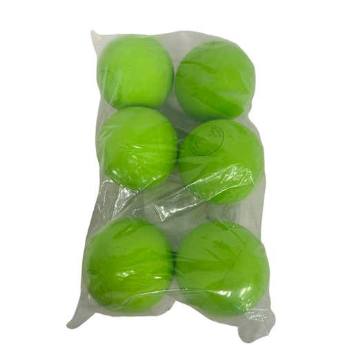 New Velocity Lacrosse Ball 6 Pack Lime Green Nocsae