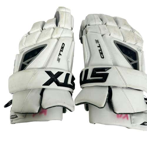 Used Stx Cell Iv Lg Men's Lacrosse Gloves