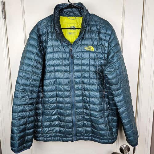 The North Face Thermoball Eco Green Full Zip Jacket Coat Puffer Men's Szie: XL