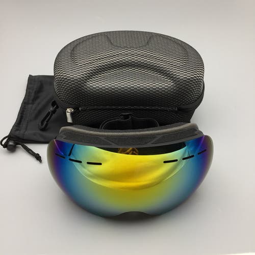 Ski Goggles Large Ski/Snowboard Mirror Lens Goggles for Men, Women & Youth - 100% UV Protection