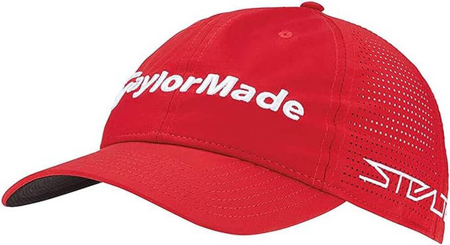 NEW TaylorMade Tour Litetech TP5/Stealth 2 Red Adjustable Golf Hat/Cap