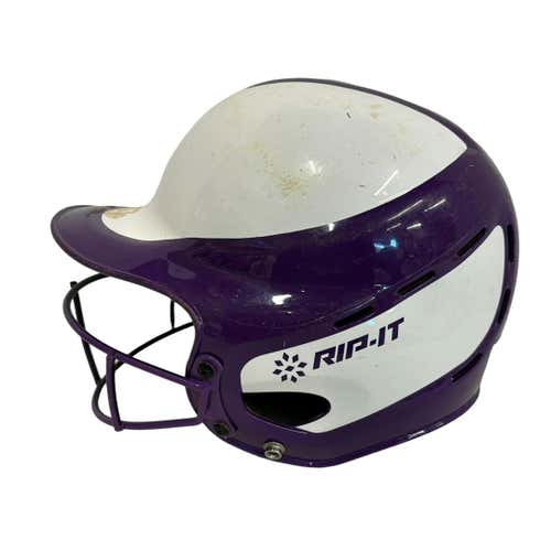 Used Rip-it Fp Helmet White Purple S M Baseball And Softball Helmets