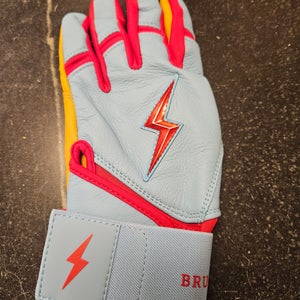 New Adult Small Bruce Bolt Batting Gloves