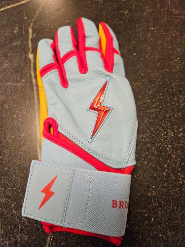 New Adult Small Bruce Bolt Batting Gloves