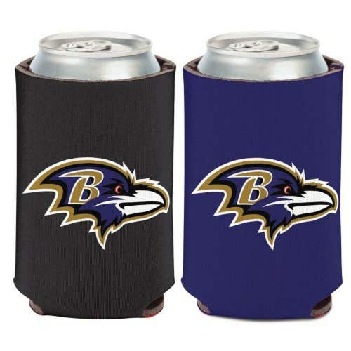 Baltimore Ravens NFL Can Cooler - Two Sided Design
